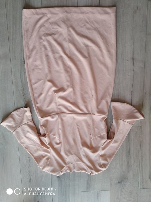 Sukienka damska pudrowy róż