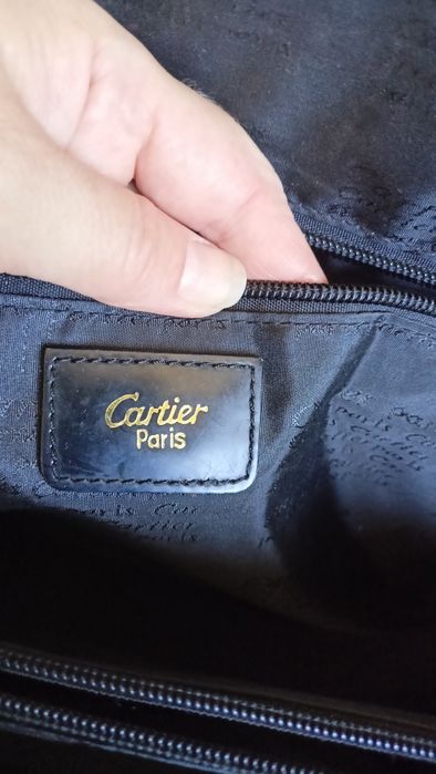 Шкіряна сумка Cartier