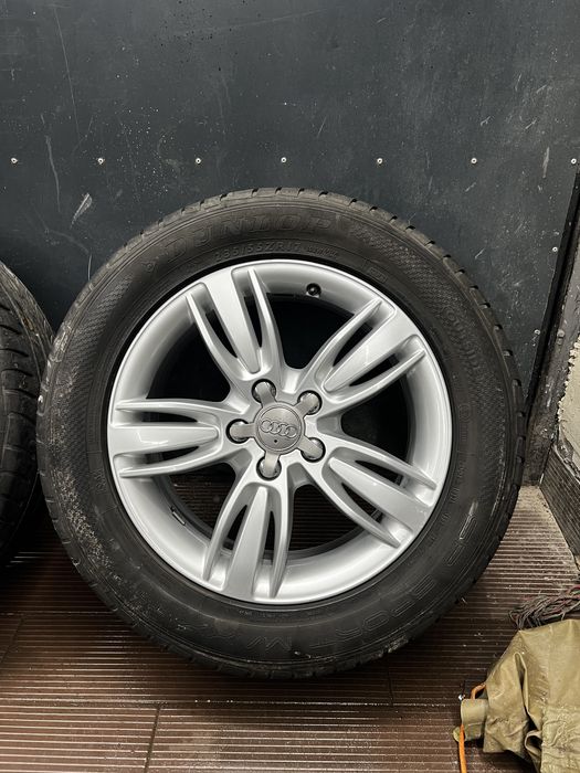 Koła Alufelgi Audi Q3 A4 5x112 17" ET43 7J 235/55r17 Dunlop