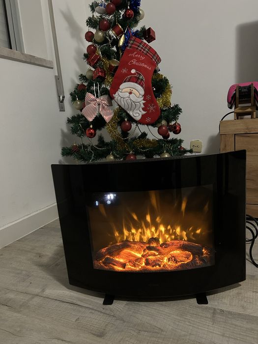 Lareira Elétrica Qilive Q.6906 Preto 2000w