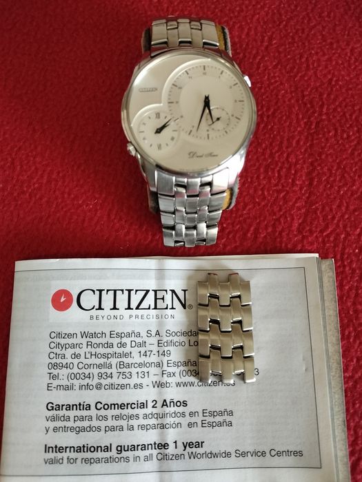 Relógio Citizen "Dual Time"