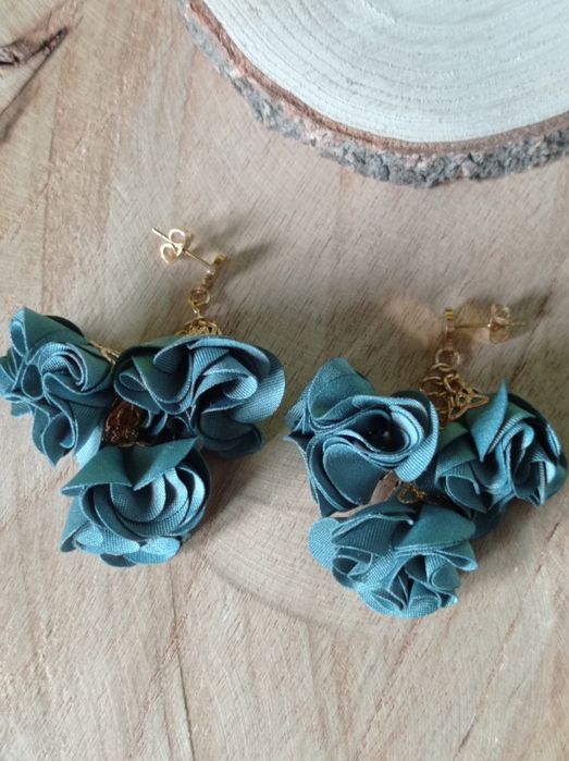 Kolczyki wkrętki, wiszące, na prezent dla kobiety, gotowe opakowanie