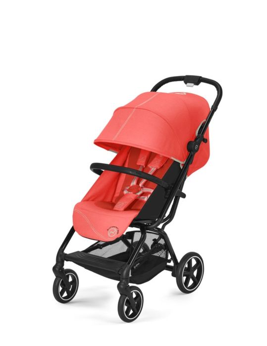 Cybex Eezy s + 2 Hibiscus Red Z POKROWCEM p/deszczowym