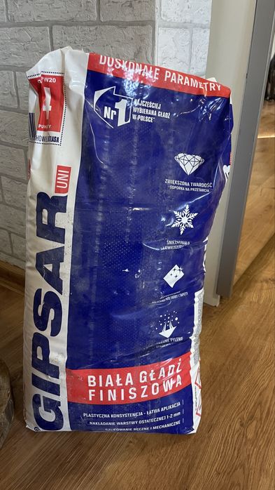 Gipsar 20 kg gładź szpachlowa