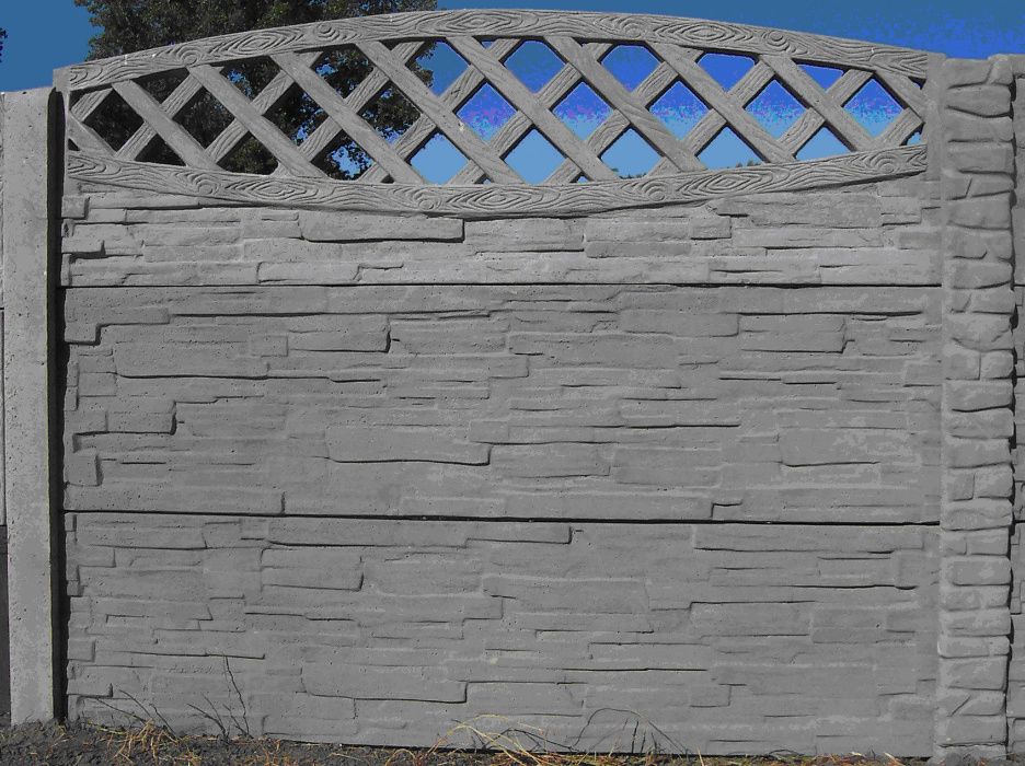 Ogrodzenia betonowe, duży wybór wzorów, ASF, Transport hds, PRODUCENT