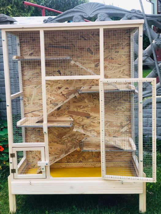 Klatka drewniana dla gryzoni szynszyla koszatniczki