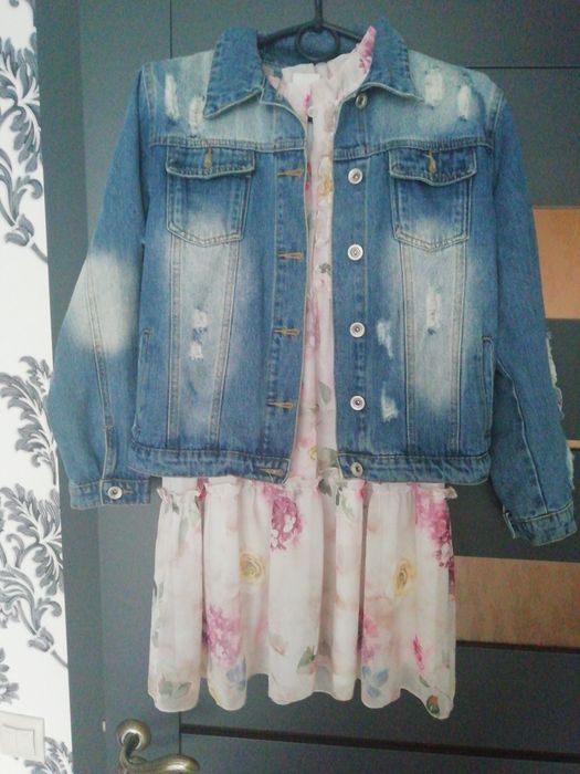 Куртка і плаття,  для дівчинки