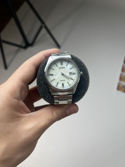 Casio MTP-1302 Silver/White/Pattern