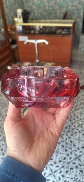 Moser popielniczka art deco