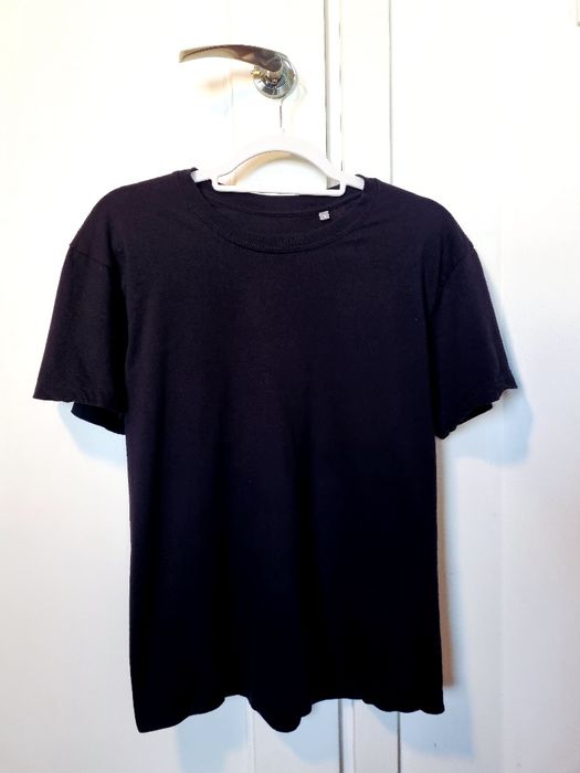 T-shirt czarny gładki