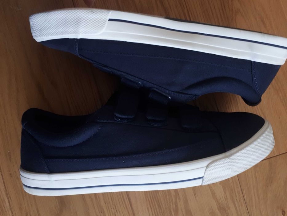 J.nowe trampki sneakersy Next 42 chłopiec męskie granatowe super