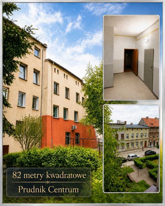 Mieszkanie 82 m² w centrum Prudnika – duży potencjał aranżacyjny | ul. Damrota