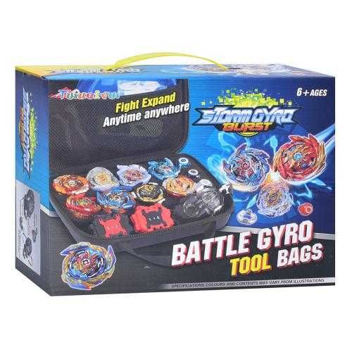 Набор волчков ​BeyBlade бейблейд 8шт арена запускалки сумка для хранен