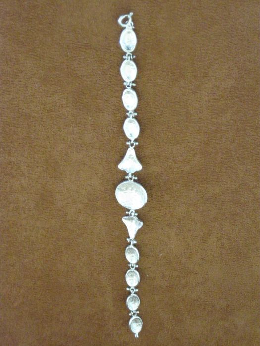 Pulseira Prata Maciça de Lei 925`/.. C/Contraste