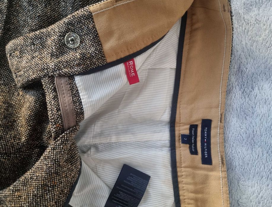 Tweedowe spodenki damskie Tommy Hilfiger