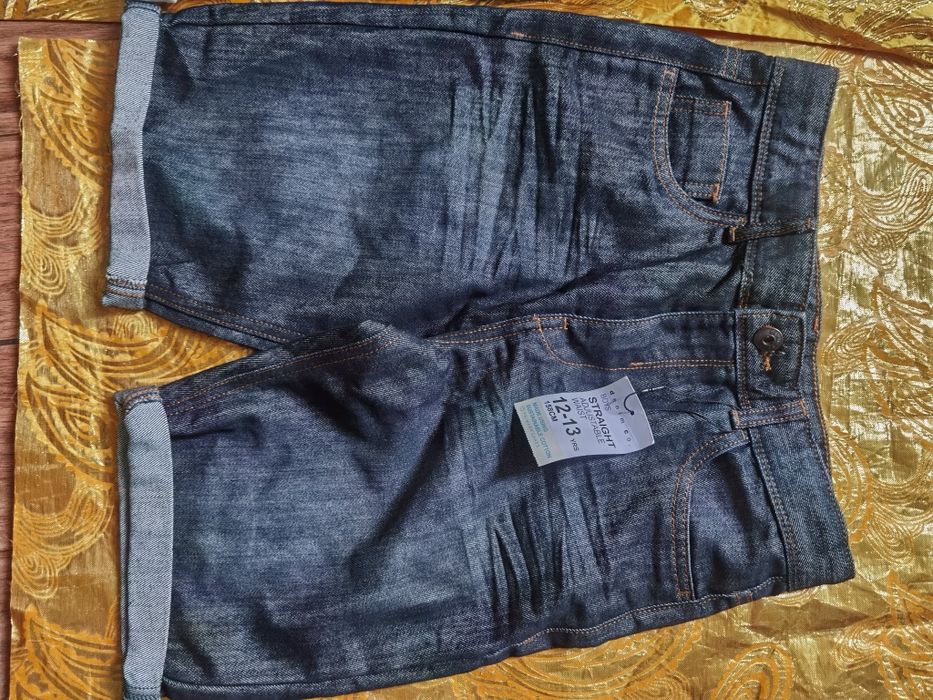 Шорти джинс denim 12-13р  літні бріджи