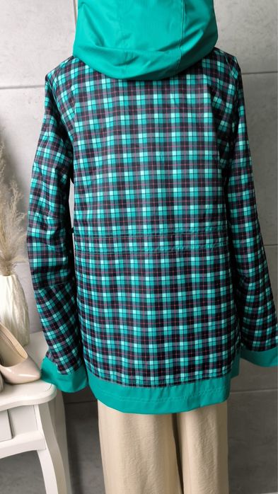 Sportowa narciarska kurtka outdoorowa w kratę wodoodporna, o’neill, 38