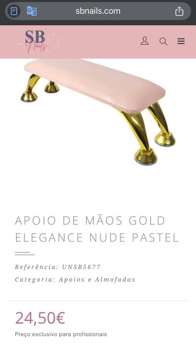 Apoio de mãos (nails)