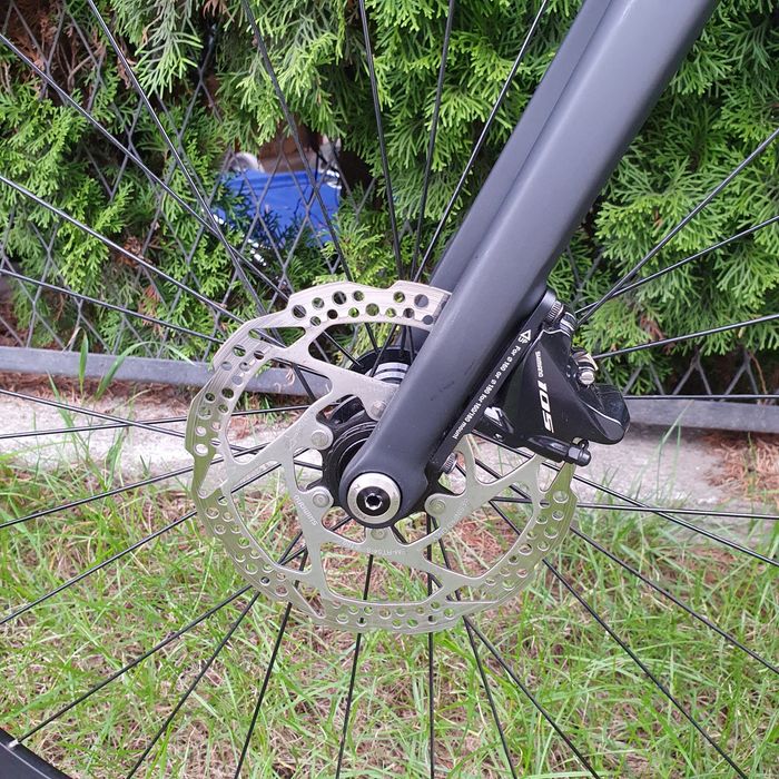 Rower szosowy carbon, Ultegra, hydraulika, Cube Attain, rozm 58, XL