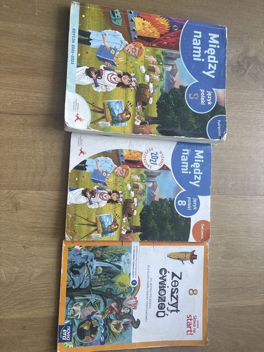 Język polski Między nami Podręcznik i ćwiczenia klasa 8