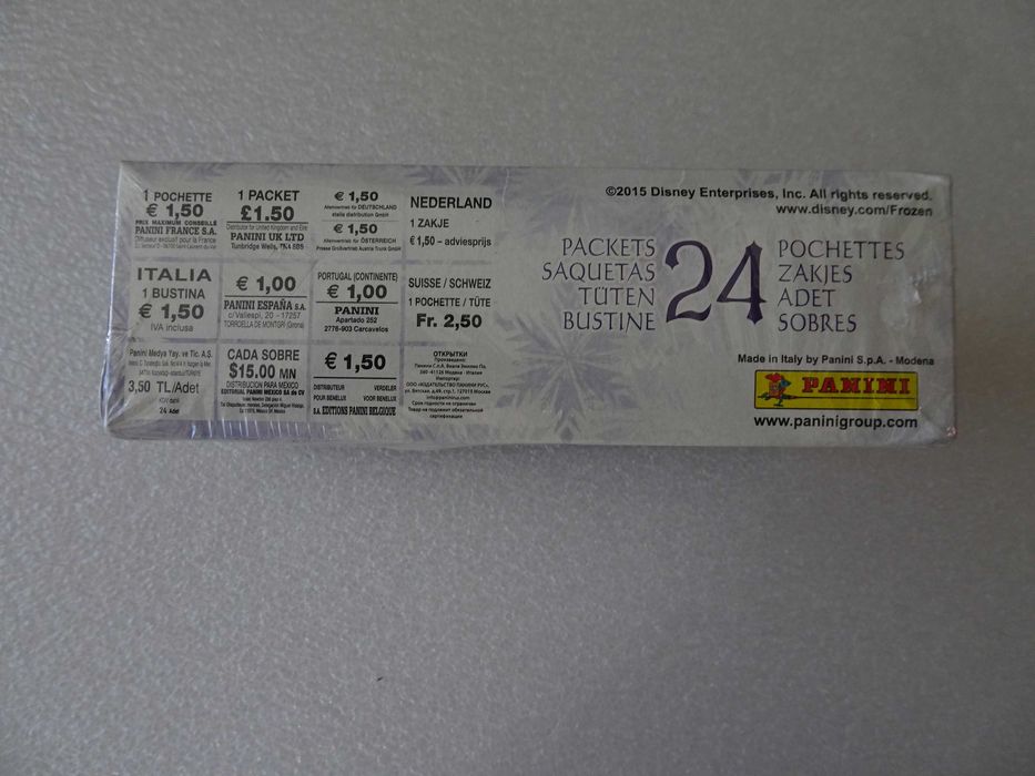 Caixa de cromos selada Disney Frozen - Panini (photocards)