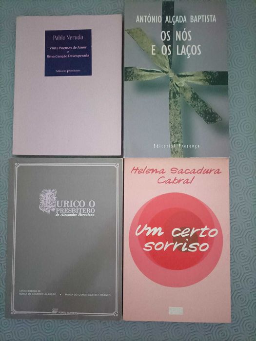 Lote de livros (romances)