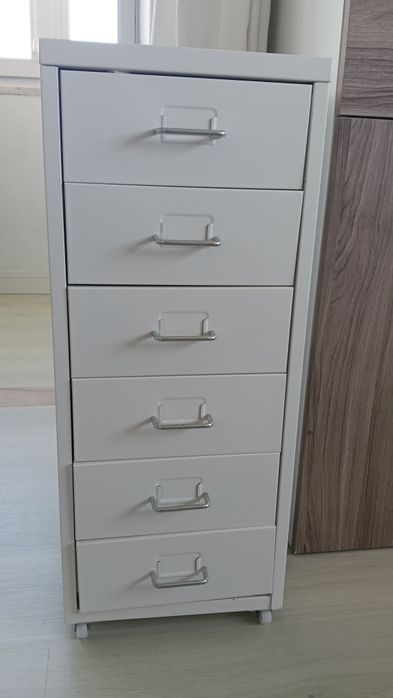 Bloco de gavetas c/rodízios, branco, 28x69 cm
Bloco de gavetas c/rodíz