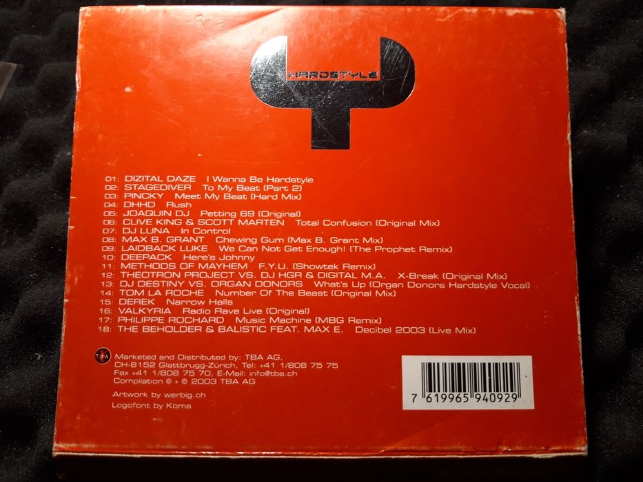 Max B. Grant – Original Hardstyle - Part 002 (CD, 2003)