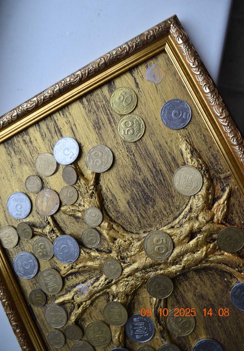 Картина "Денежное дерево". Размер 33х24 (30х21) см.