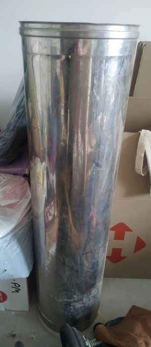 Труба оцинкована на димохід.