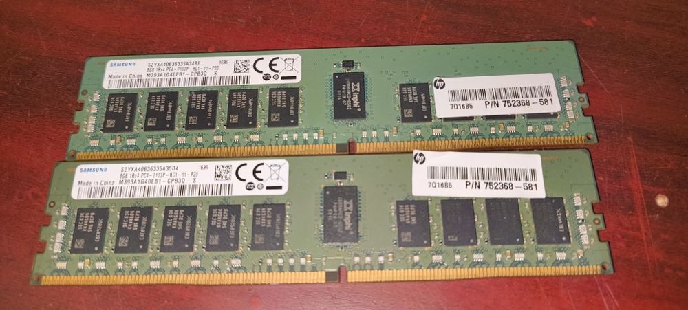 Продам серверную оперативную память DDR 4 и  Xeon E5 2640v4