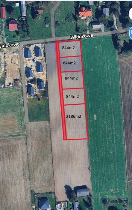 Cztery atrakcyjne działki - Niedrzwica Duża (844m2)