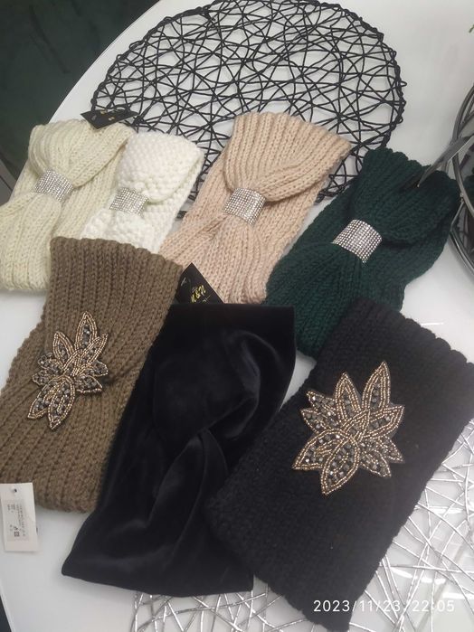 NOWE opaski jesienno zimowe ozdoba