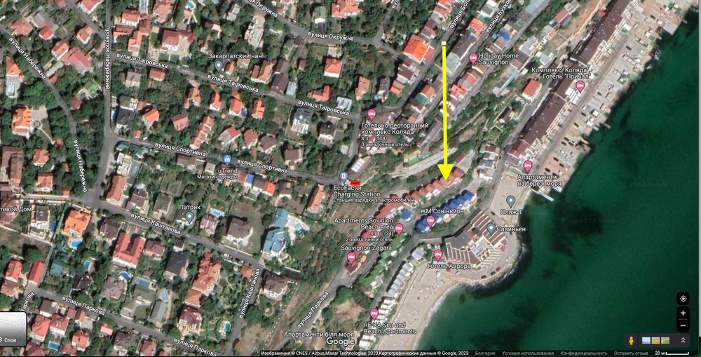 Котедж біля моря 2 поверхи з великою терасою, Совіньйон, Південний схил