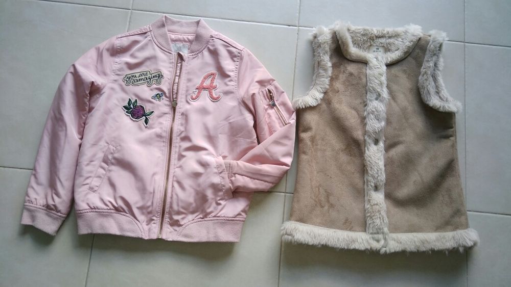 Casaco e colete menina