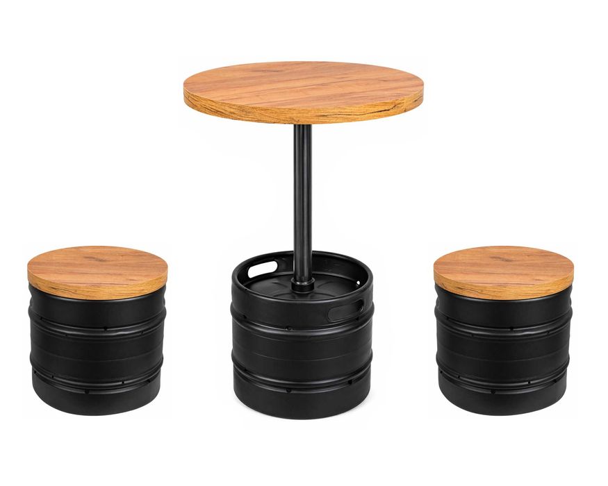 TABORET | PUFA | Stolik kawowy LOFT | stół wysoki | salon | ogród | warsztat
