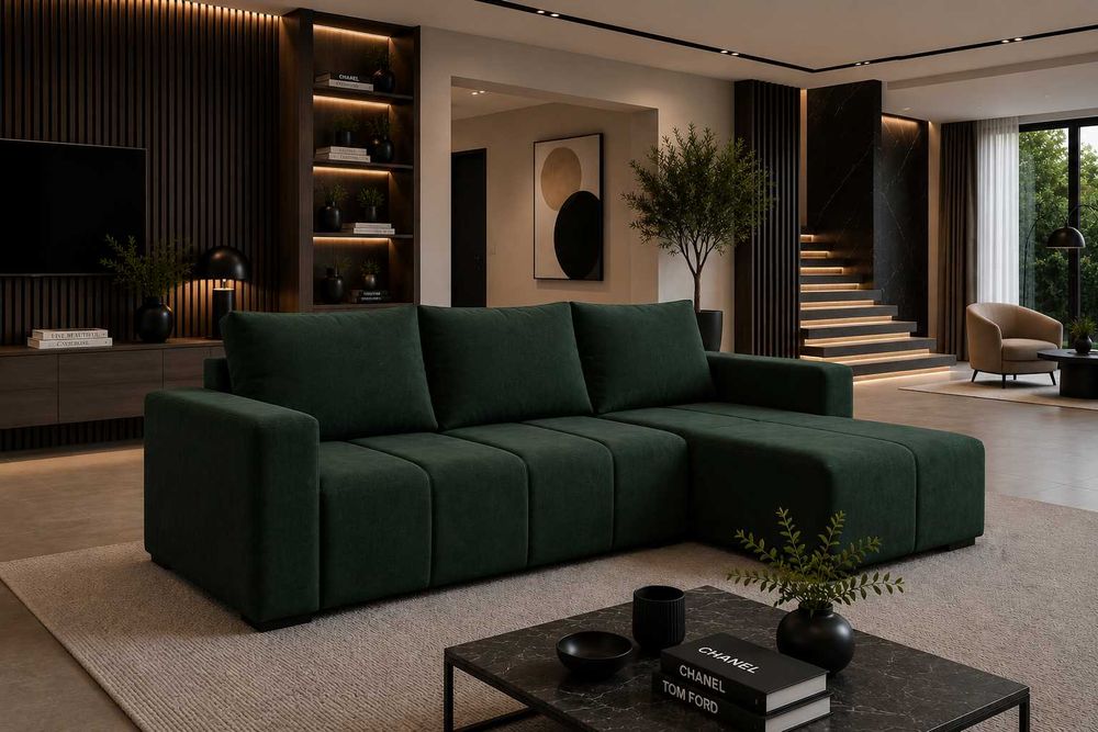 Narożnik Porto z  funkcja spania producent OKAZJA !! Kanapa Sofa
