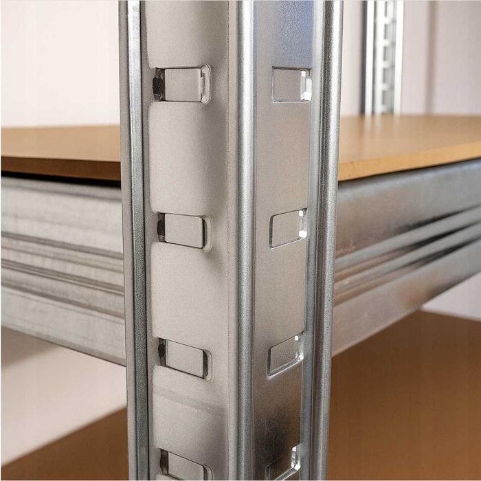 Складський металевий стелаж  5 полиць 150×75×30 навантаження 875 кг