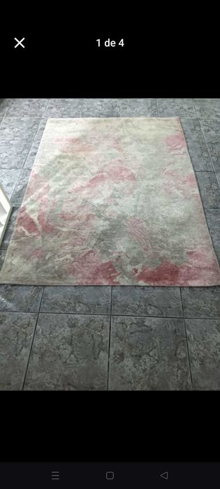 Carpete rosa para menina