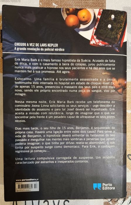 Livro de Lars Kepler