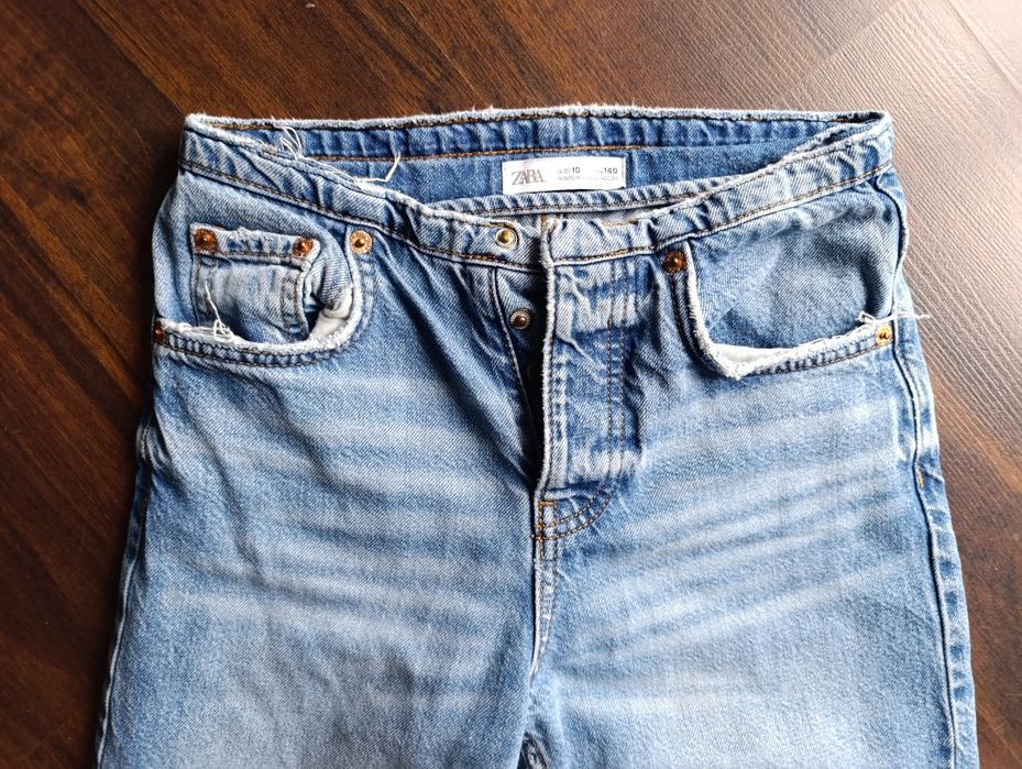 Spodnie jeansy zara