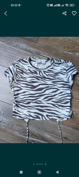 Krótki top Bershka xs