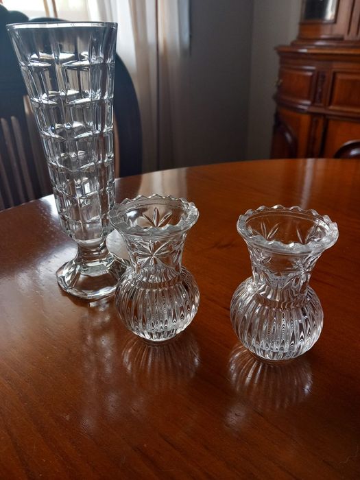 Conjunto de jarras em cristal d'arques