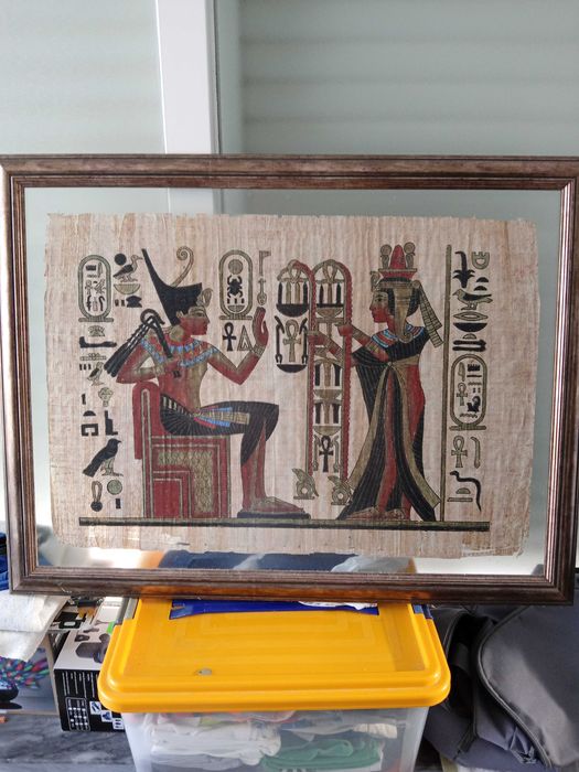 2 Papiros moldurados