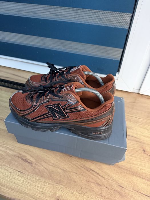New Balance 740 Brązowe Sneakersy Miedziane