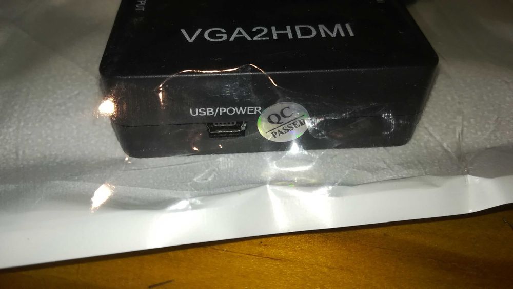 Conversor VGA para HDMI - Novo e Lacrado