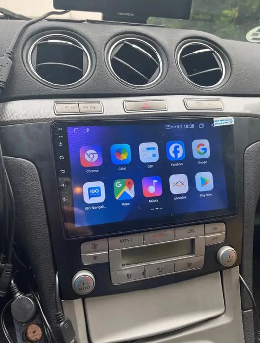 Rádio Ford S-max/Galaxy/Mondeo Android 14 com GPS (Novo)