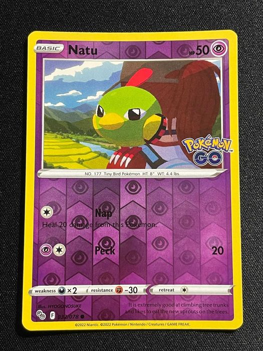 Carta Pokémon GO Natu 32/78