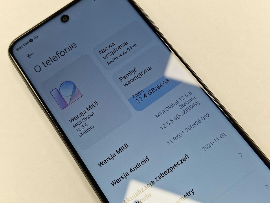 Xiaomi Redmi Note 9 PRO Dual SIM/ 6GB/ 64GB/ Szary/ Grade A- + ładowar