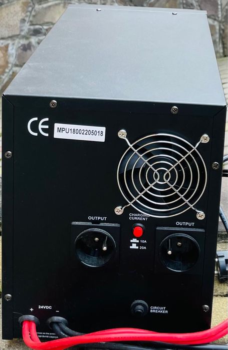 Інвертор MPU-1800-24 POWER: 1800W OUTPUT:230VAC 50Hz